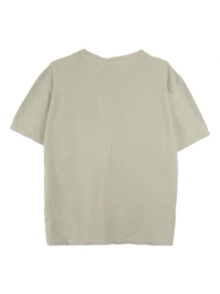 Kokvilnas t-krekls ar kabatām Barena zaļš