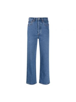 Niebieskie proste jeansy relaxed fit Levi's