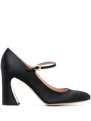 Leder pumps Gianvito Rossi schwarz