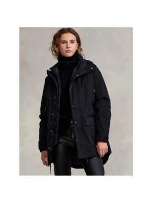 Wodoodporna kurtka Polo Ralph Lauren czarna