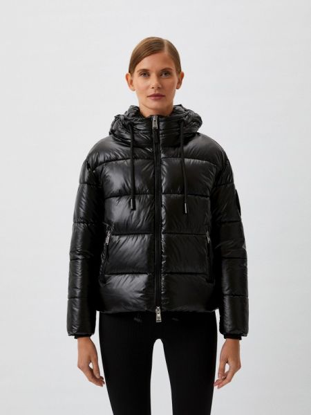 Утепленная демисезонная куртка Plein Sport черная