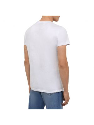 Хлопковая футболка Balmain белая