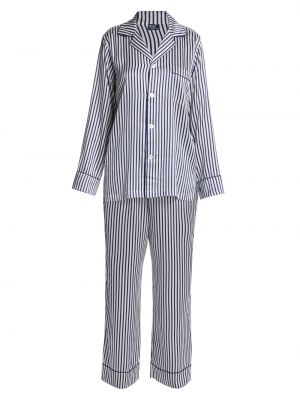 Шелковая пижама в полоску Polo Ralph Lauren