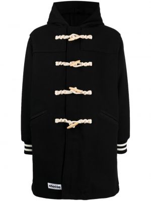 Kabát s kapucí :chocoolate černý