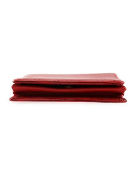 Monedero de cuero retro Louis Vuitton Vintage rojo