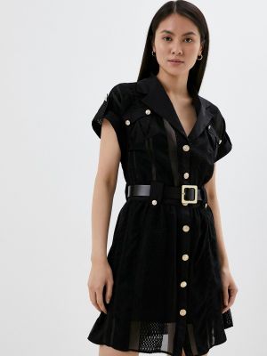 Платье-рубашка Fracomina черное