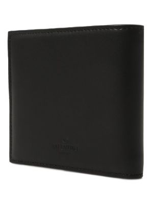 Кожаный кошелек Valentino черный