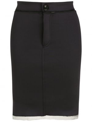 Falda de tubo ajustada Amir Slama negro