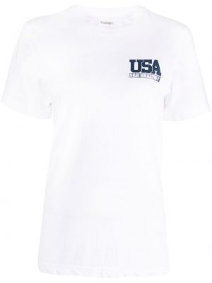 Μπλούζα με σχέδιο Sporty & Rich λευκό