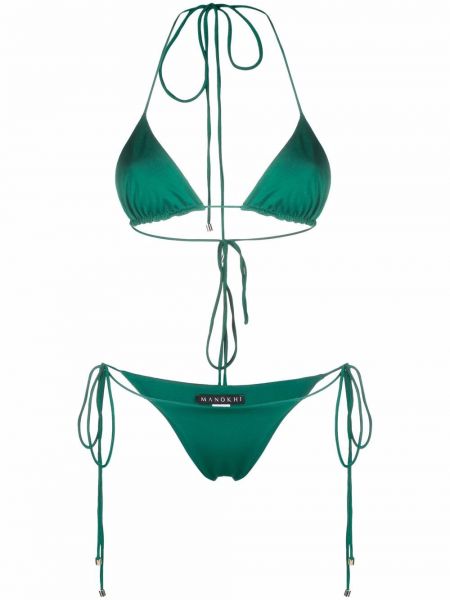 Bikini con lazo Manokhi verde