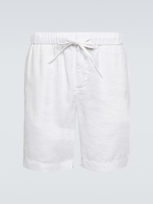 Shorts en lin Frescobol Carioca blanc