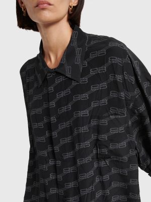 Camisa de seda de crepé Balenciaga