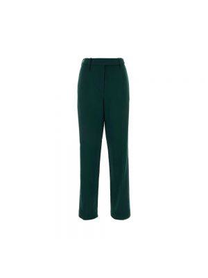 Zielone proste spodnie wełniane Alexandre Vauthier