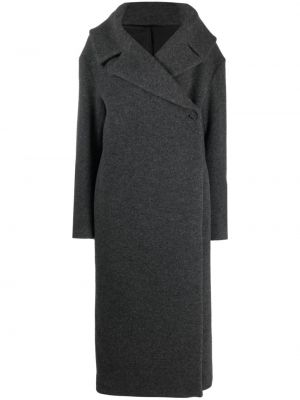 Vlněný kabát Totême šedý
