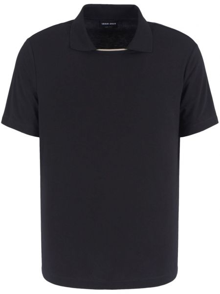 Polo majica Giorgio Armani crna