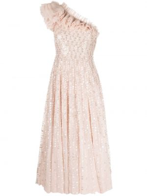 Βραδινό φόρεμα Needle & Thread ροζ