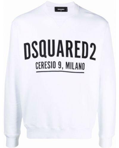 Baskılı sweatshirt Dsquared2 beyaz