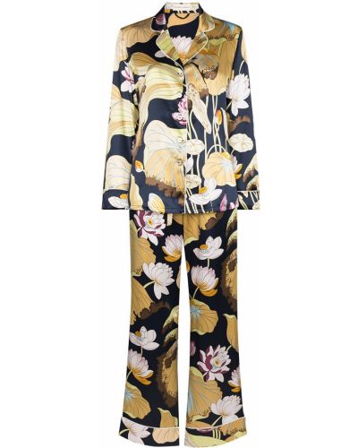 Pijama de flores con estampado Olivia Von Halle