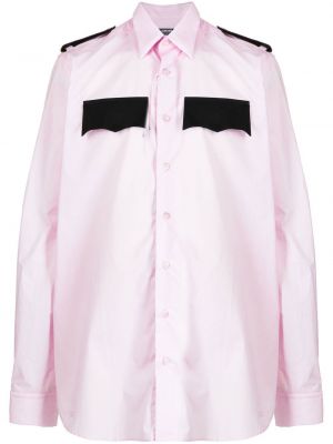 Koszula bawełniana Raf Simons różowa