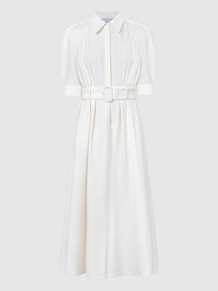Шерстяное платье-рубашка Gabriela Hearst белое
