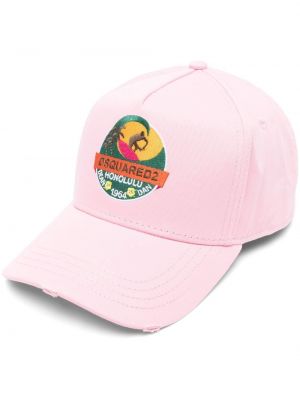 Cappello con visiera Dsquared2 rosa