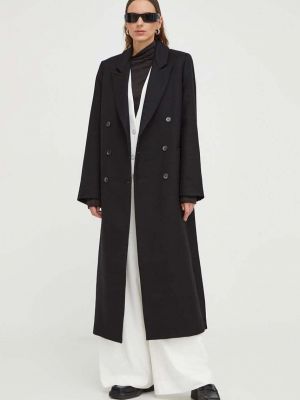 Vlněný kabát Lovechild černý