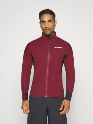 Куртка для бега Adidas Terrex красный