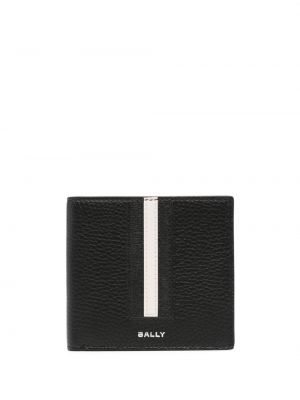 Usnjena denarnica s črtami Bally