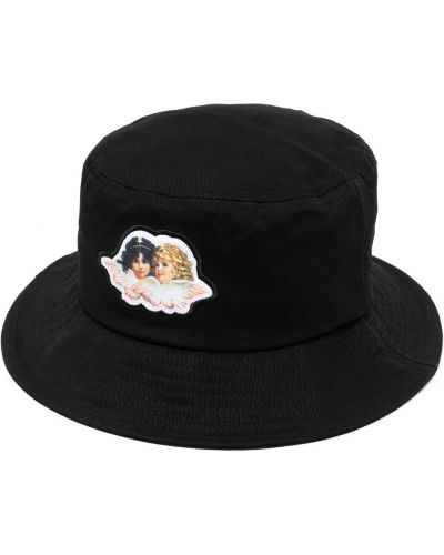 Czarna czapka Fiorucci
