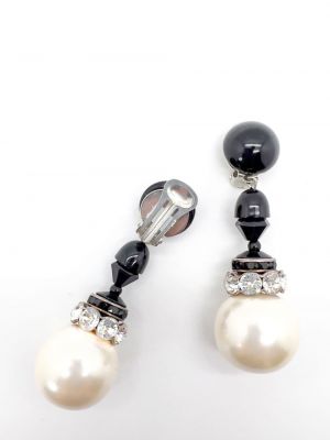 Kolczyki w jednolitym kolorze Jennifer Gibson Jewellery czarne