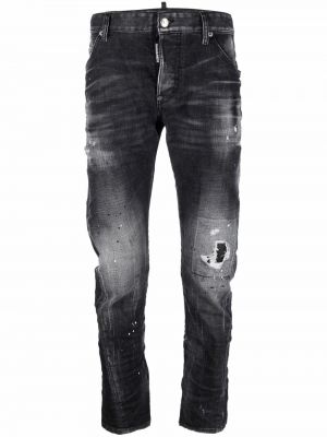 Jeans slim fit Dsquared2, nero