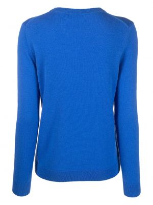 Sweter wełniany z kaszmiru Chinti & Parker niebieski