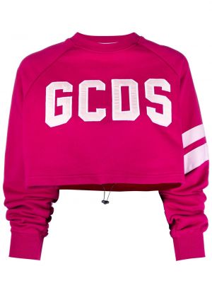 Jersey con bordado de tela jersey Gcds rosa