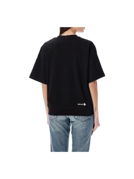Camiseta de algodón Moncler Grenoble negro