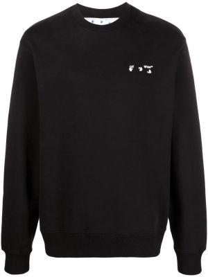 Sweatshirt mit print mit rundem ausschnitt Off-white