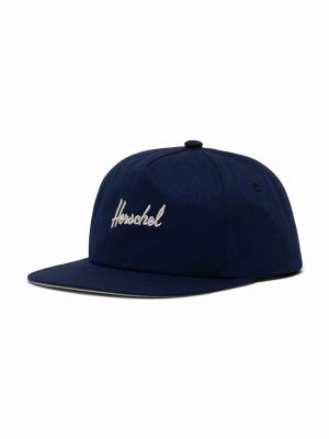 Haftowana czapka z daszkiem Herschel beżowa
