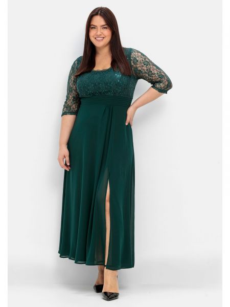 Платье Sheego зеленое