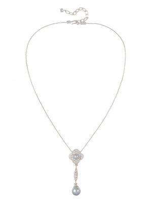 Naszyjnik z kryształkami Nina Ricci srebrny