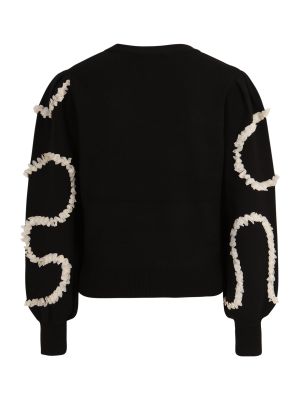 Пуловер Object Petite черно