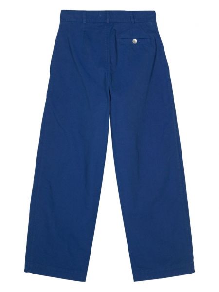 Pantalon taille haute Ymc bleu