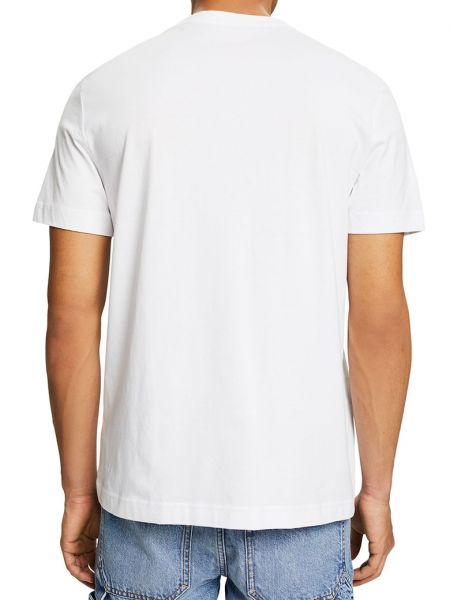 Хлопковая футболка Esprit белая