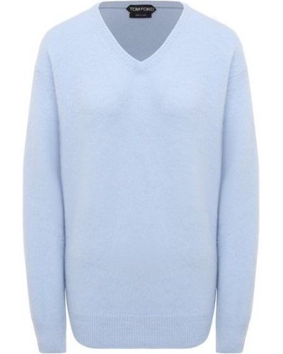 Кашемировый пуловер Tom Ford, синий