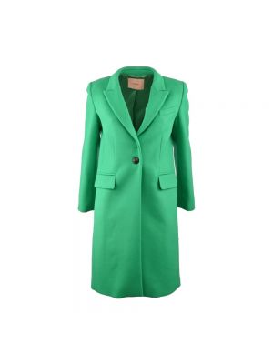 Zielony płaszcz Twinset