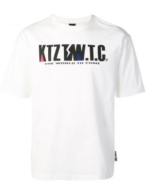 Camiseta con estampado Ktz blanco