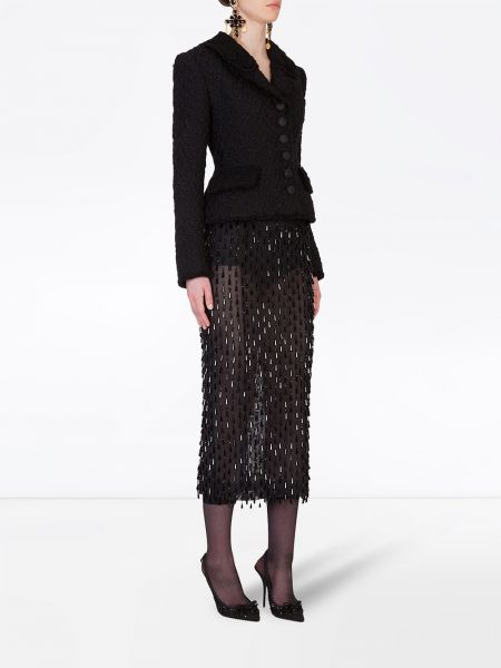 Falda de tubo Dolce & Gabbana negro