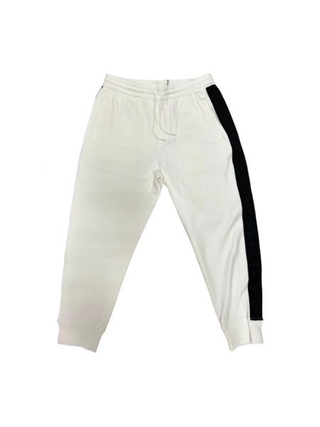 Białe spodnie sportowe Emporio Armani