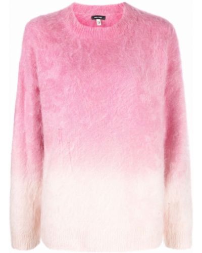 Pletený svetr s přechodem barev R13 růžový