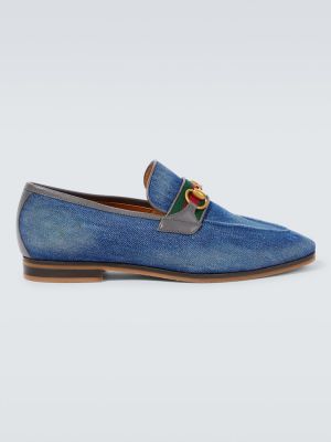 Pantofi loafer Gucci albastru
