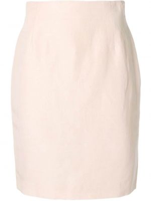 Falda midi ajustada Fendi Pre-owned rosa
