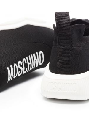 Sneaker mit print Moschino